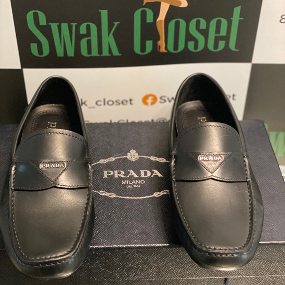 AUTHENTIC LUXURY PRADA LOGO DRIVER LOAFTER. - Picture 1 of 3